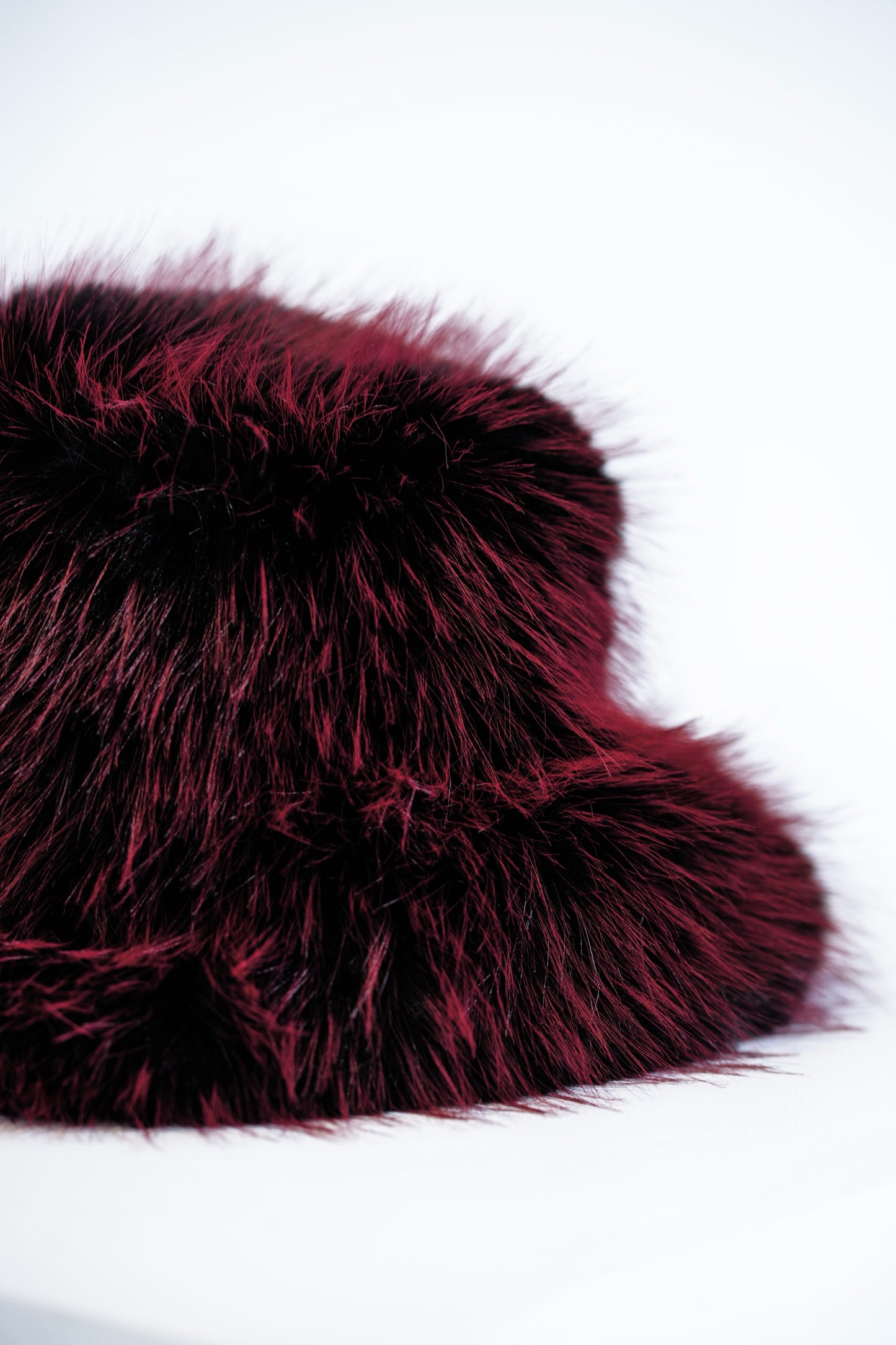 Rosa Fox Fur Bucket Hat