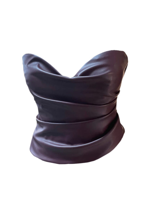 DRAPED BUSTIER - csvnewyork