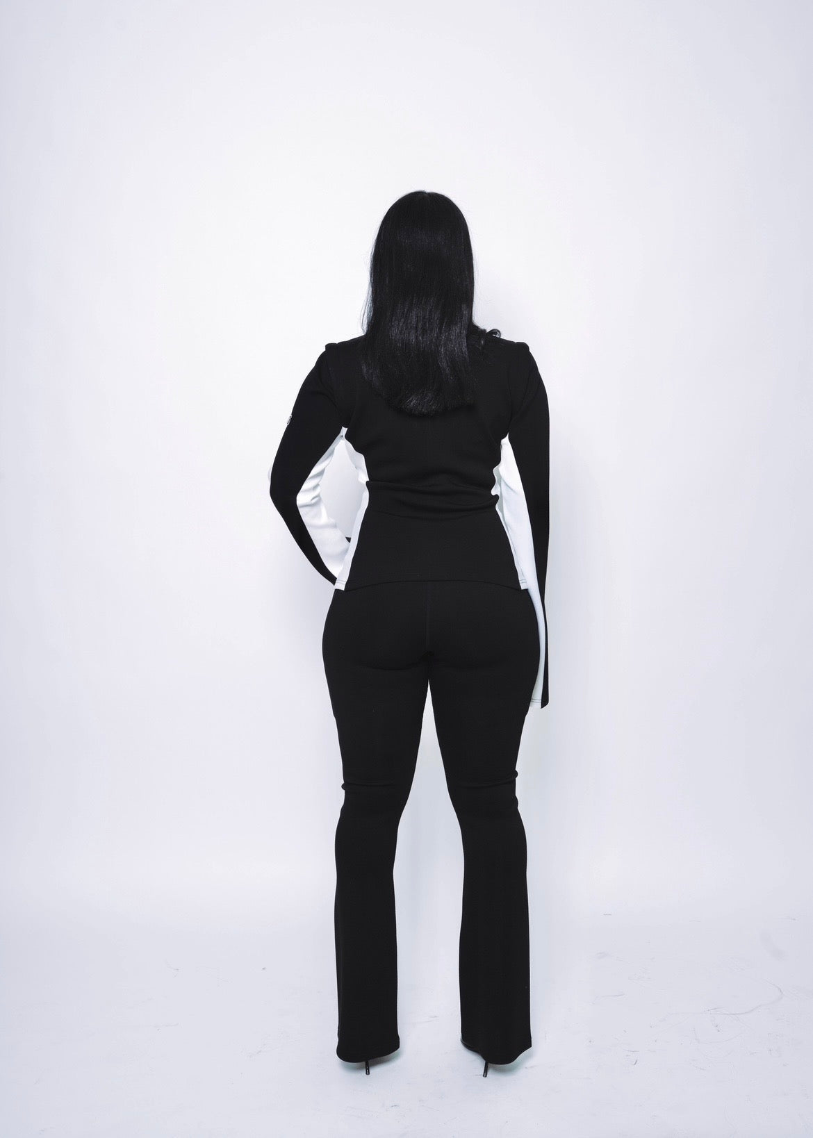 Bootcut Knit Pant in Black