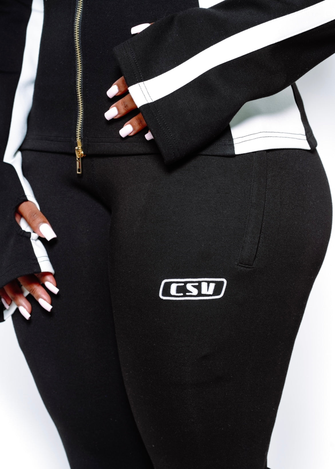 Bootcut Knit Pant in Black