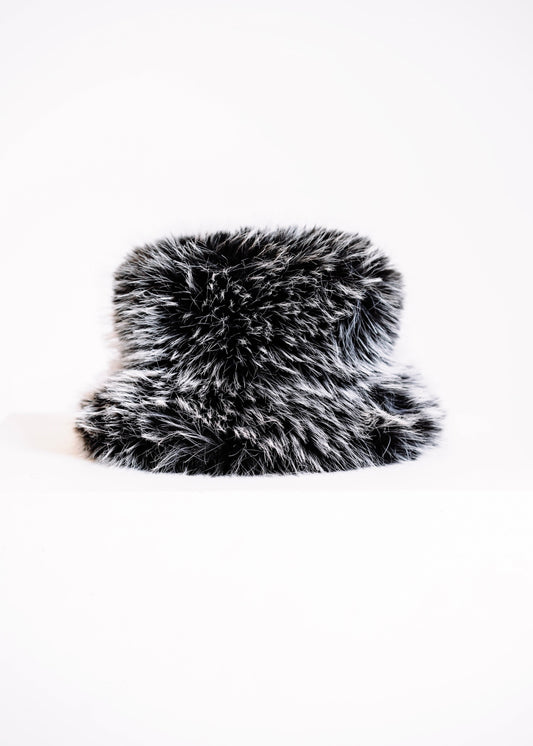 Fur Bucket Hat in Coco
