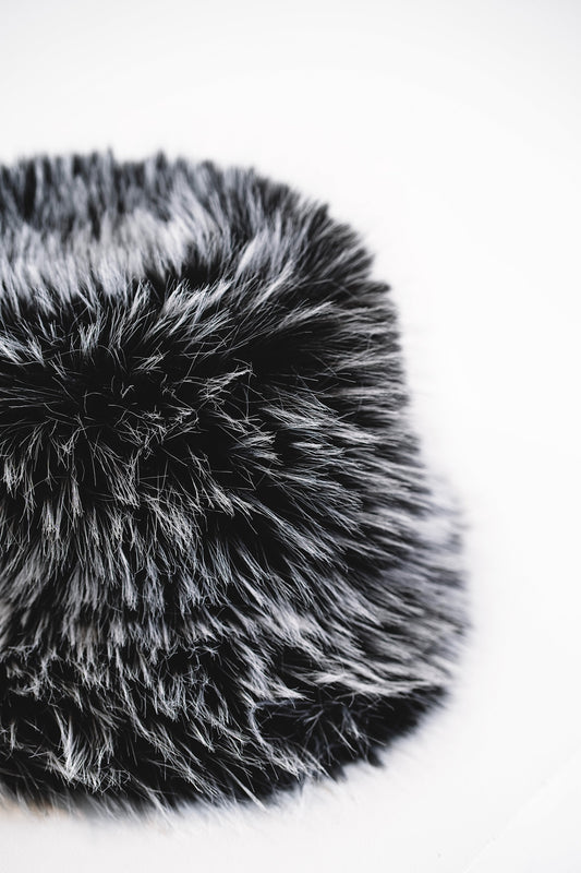 Coco Fox Fur Bucket Hat