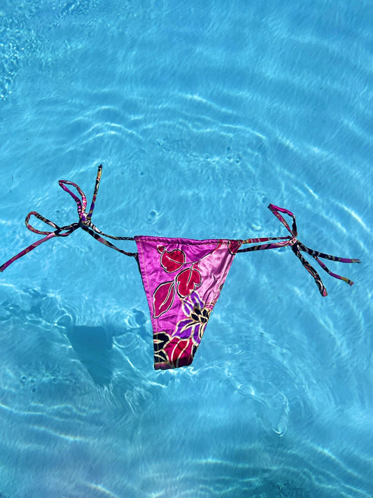 Pomarossa Silk Ruched Kini