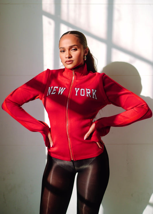 New York Knit Embroidery Sweater