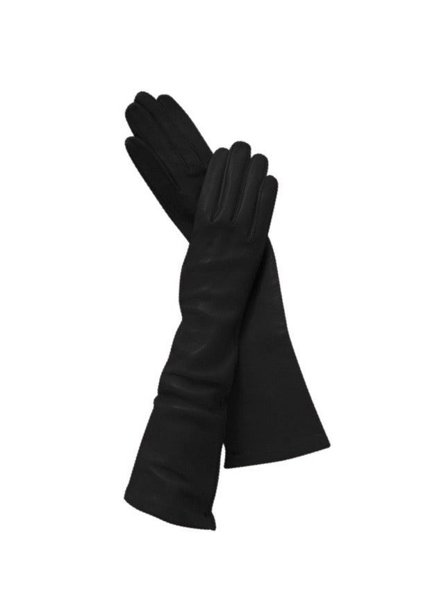 'CARBON' OPERA LEATHER GLOVES