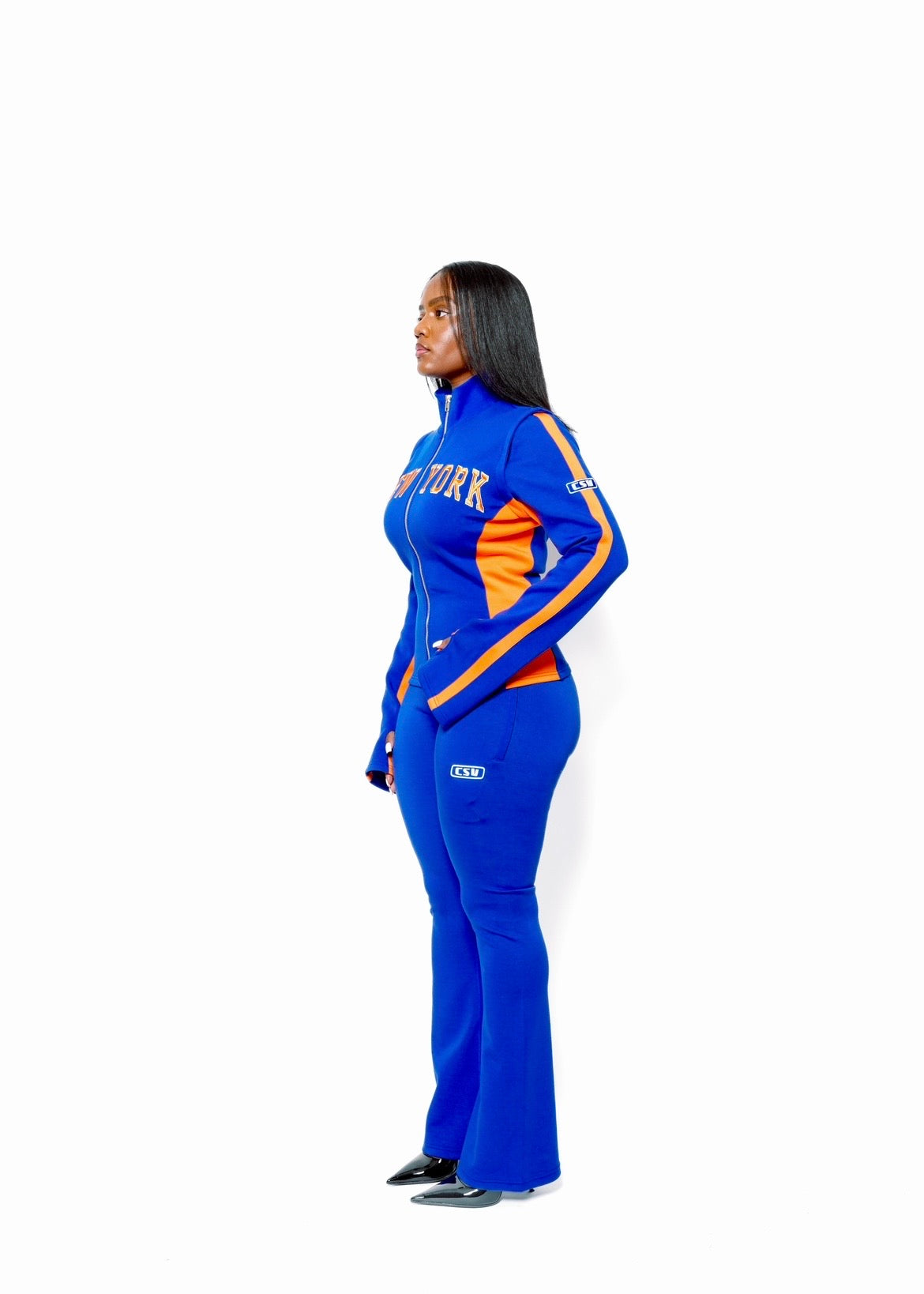 Flared Knit Pant in Cobalt (Limited-Edition)