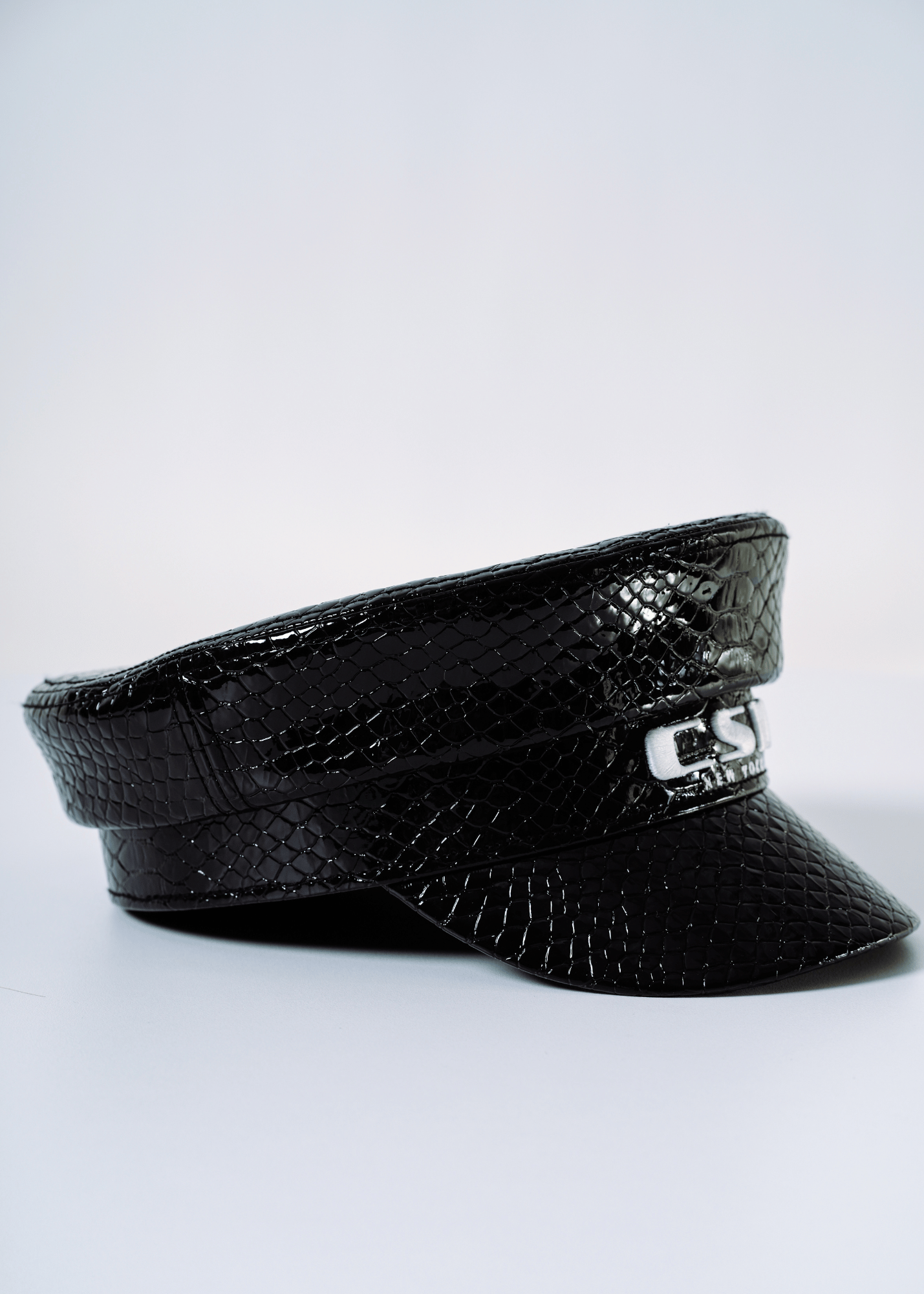 Python Leather Hat