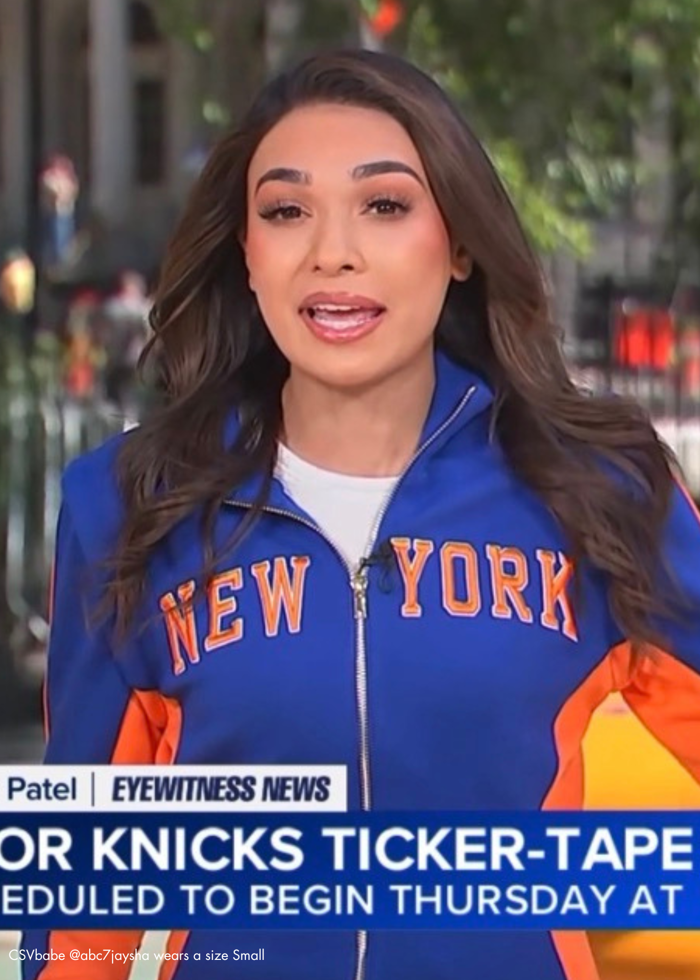 New York Embroidery Knit Jacket in Cobalt (Limited-Edition)